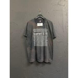 1995 The Basement Dallas 90s Vintage Metal Band Venue Concert Promo Tee Shirt